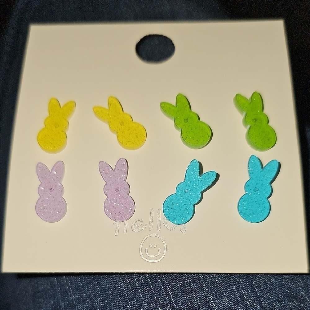 Vibrant Yellow and Green Bunny Toys for Small Pets